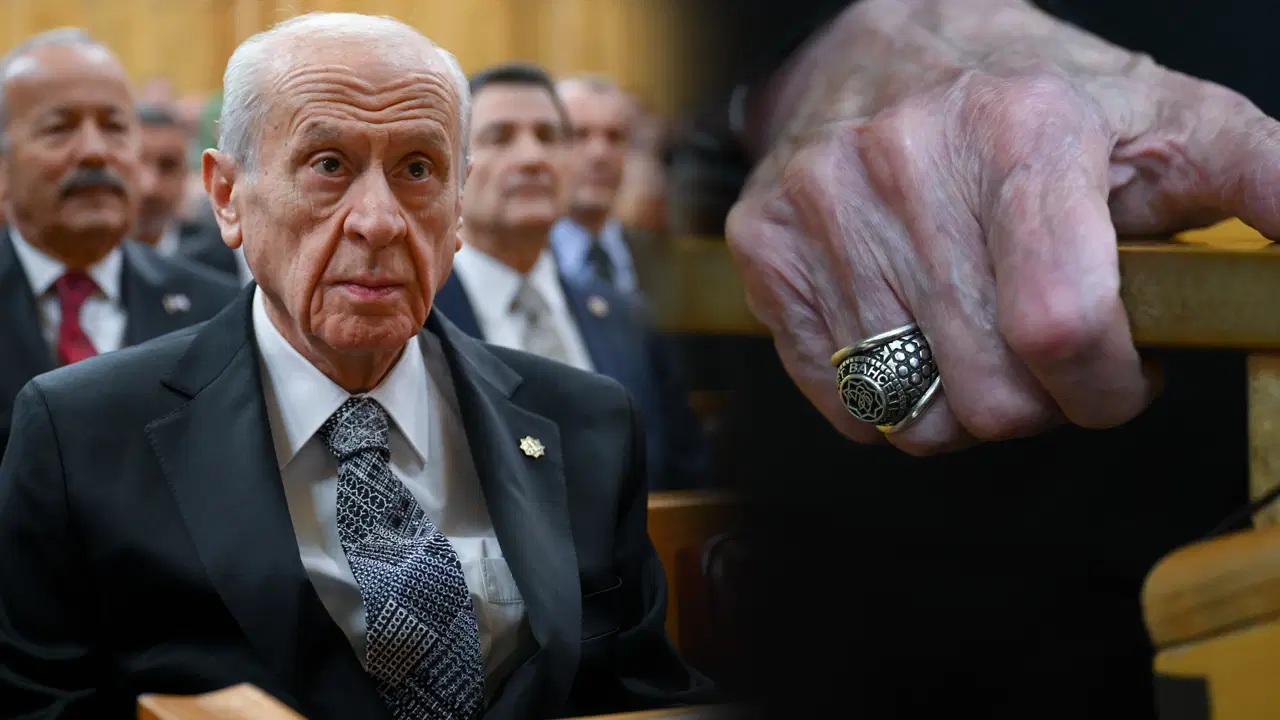 devlet bahcelinin rozeti ve yuzugu dikkat cekti t9jIbjbO