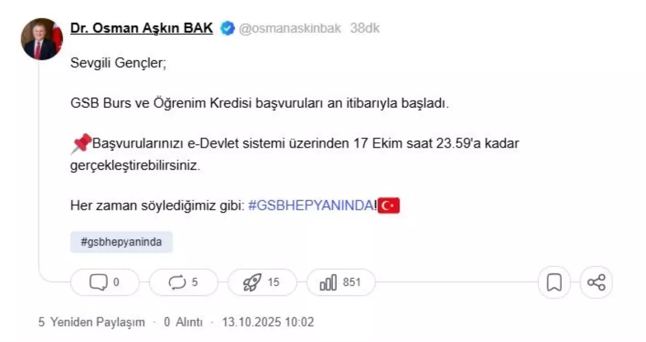 genclik ve spor bakanligi 2025 2026 egitim ogretim donemi burskredi basvurulari basladi OsYQZRsk.jpg