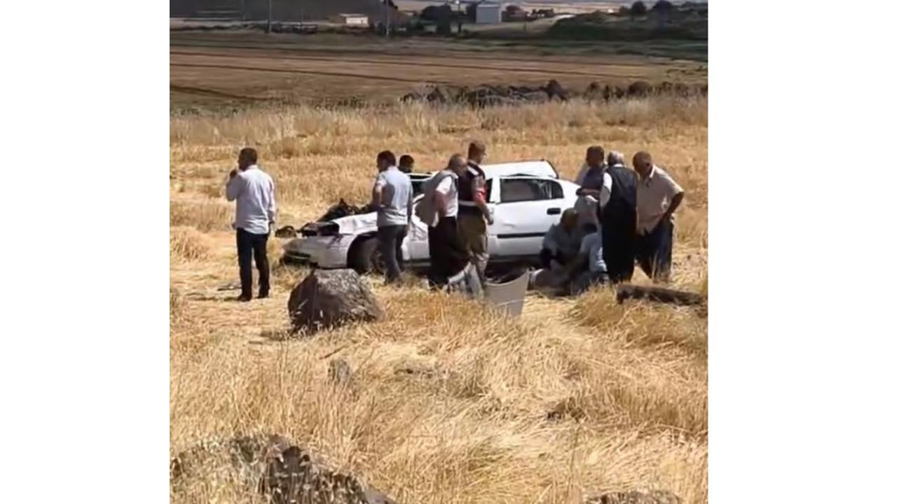 Kontrolden çıkan otomobil takla attı: 2 yaralı Img
